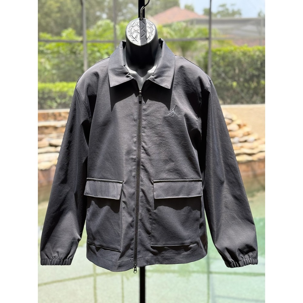 Jordan Golf Mens Full Zip Jacket Black Large HQ8681-010‎ NEW